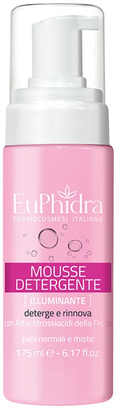 EUPHIDRA MOUSSE DETERGENTE ILLUMINANTE 175 ML - Farmacia Mastrangelo 