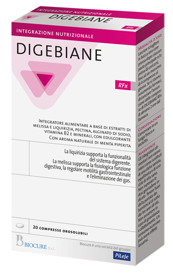 DIGEBIANE RFX 20 COMPRESSE - Farmacia Mastrangelo 