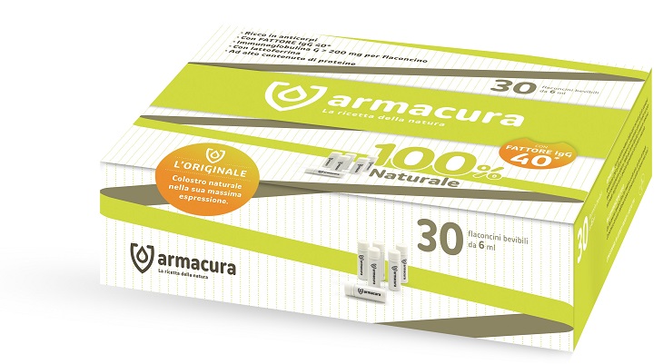 ARMACURA COLOSTRO 100% 30 FLACONCINI BEVIBILI - Farmacia Mastrangelo 