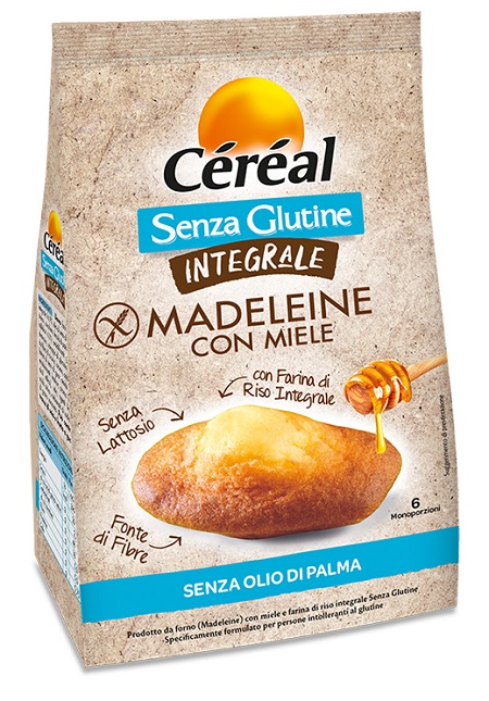 CEREAL SENZA GLUTINE INTEGRALE MADELEINE CON MIELE 170 G - Farmacia Mastrangelo 