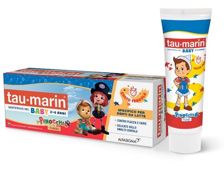 TAU MARIN DENTIFRICIO BABY PINOCCHIO 50 ML - Farmacia Mastrangelo 