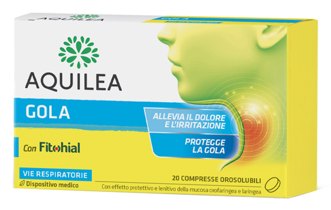 AQUILEA GOLA 20 COMPRESSE OROSOLUBILI - Farmacia Mastrangelo 