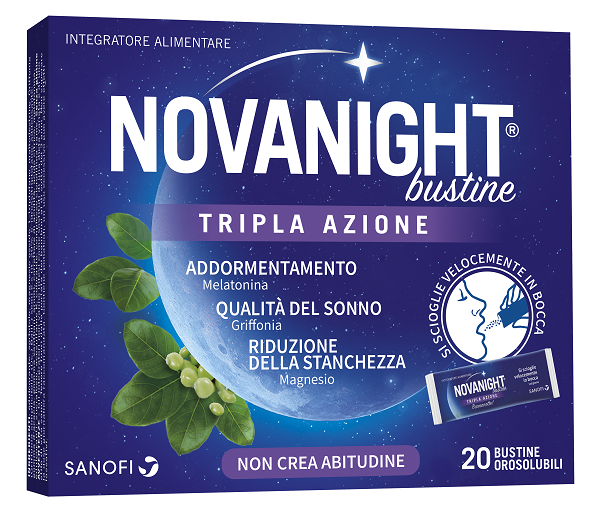 NOVANIGHT 20 BUSTINE TRIPLA AZIONE - Farmacia Mastrangelo 
