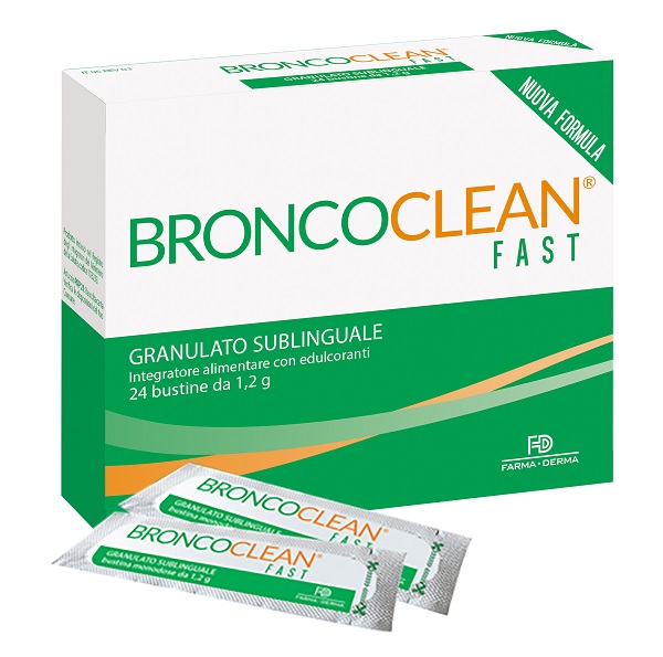 BRONCOCLEAN FAST GRANULATO SUBLINGUALE 24 BUSTINE - Farmacia Mastrangelo 
