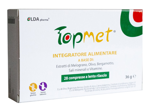 TOPMET 28 COMPRESSE A LENTO RILASCIO - Farmacia Mastrangelo 