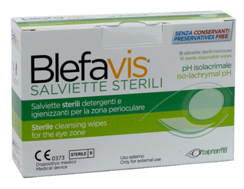 BLEFAVIS SALVIETTE STERILI 18 PEZZI - Farmacia Mastrangelo 