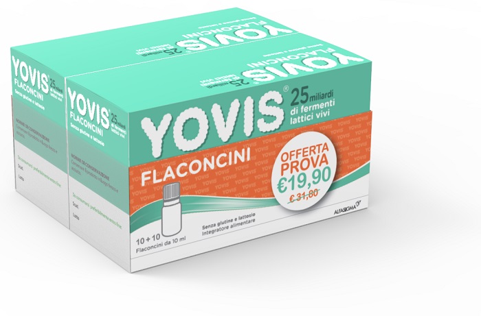 YOVIS 20 FLACONCINI DA 10 ML BIPACCO - Farmacia Mastrangelo 