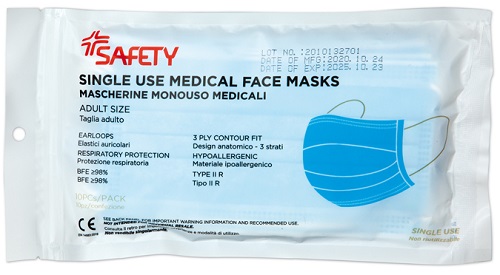 MASCHERINA CHIRURGICA 10 PEZZI - Farmacia Mastrangelo 