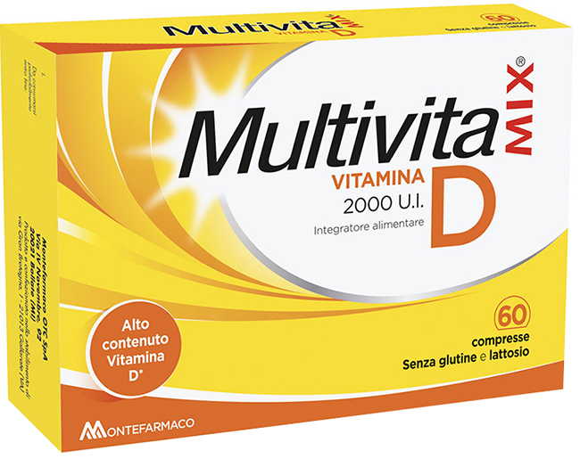 MULTIVITAMIX VITAMINA D 2000 UI 60 COMPRESSE - Farmacia Mastrangelo 