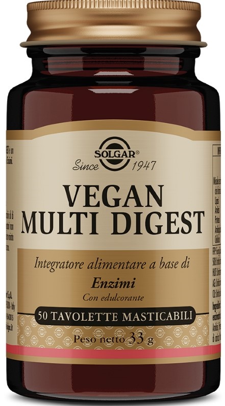 VEGAN MULTI DIGEST 50 TAVOLETTE MASTICABILI - Farmacia Mastrangelo 