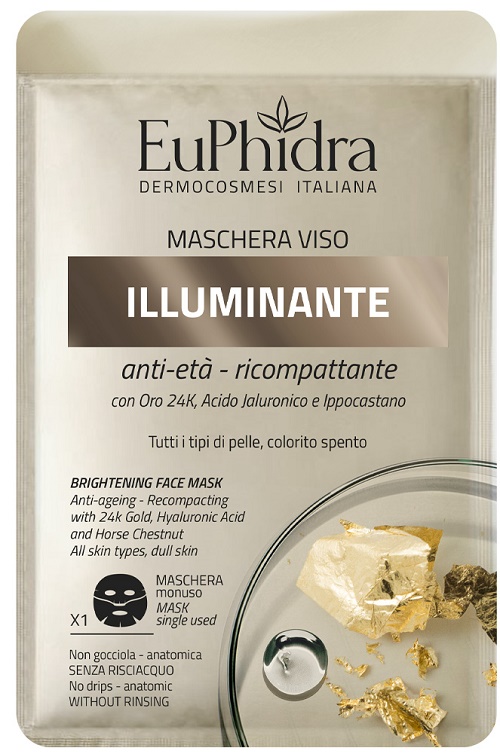 EUPHIDRA MASCHERA VISO ILLUMINANTE 1 PEZZO - Farmacia Mastrangelo 