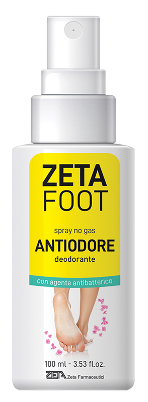 ZETAFOOT SPRAY ANTIODORE 100 ML - Farmacia Mastrangelo 