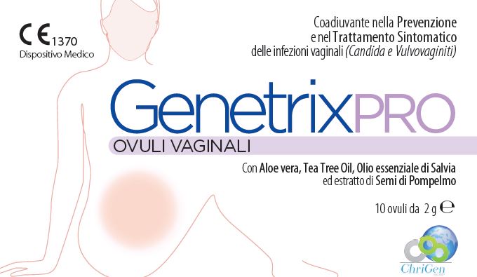 GENETRIX PRO 10 OVULI VAGINALI 2 G - Farmacia Mastrangelo 