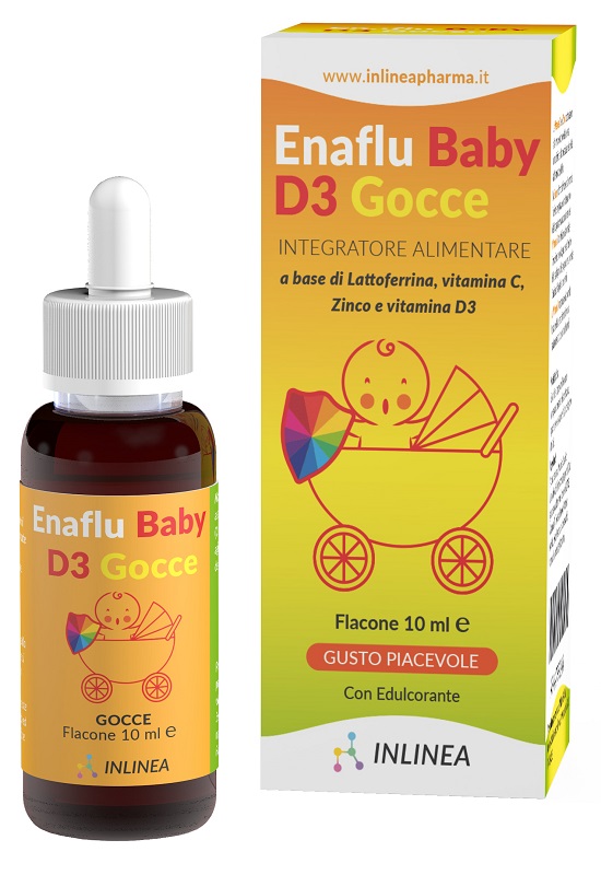 ENAFLU BABY D3 GOCCE 10 ML - Farmacia Mastrangelo 