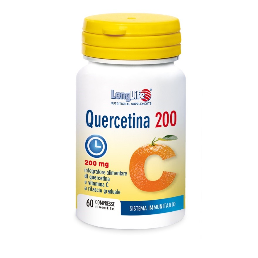 LONGLIFE QUERCETINA 200 60 COMPRESSE RIVESTITE - Farmacia Mastrangelo 