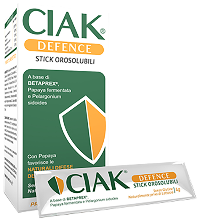 CIAK DEFENCE 15 STICK OROSOLUBILI - Farmacia Mastrangelo 