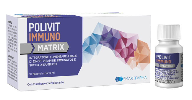 POLIVIT IMMUNO MATRIX 10 FLACONCINI DA 10 ML - Farmacia Mastrangelo 