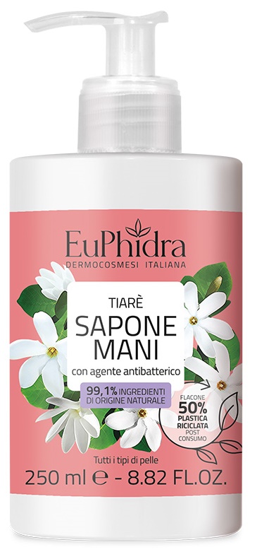 EUPHIDRA SAPONE LIQUIDO TIARE' 250 ML - Farmacia Mastrangelo 