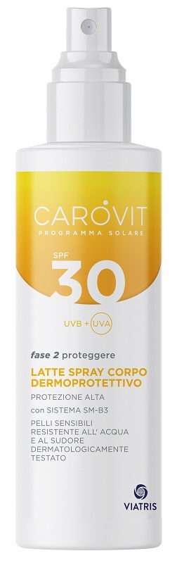 CAROVIT PROGRAMMA SOLARE LATTE CORPO SPF30 200 ML - Farmacia Mastrangelo 