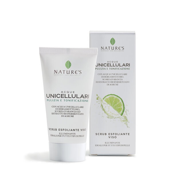 ACQUE UNICELLULARI SCRUB ESFOLIANTE VISO 50 ML NATURE'S - Farmacia Mastrangelo 