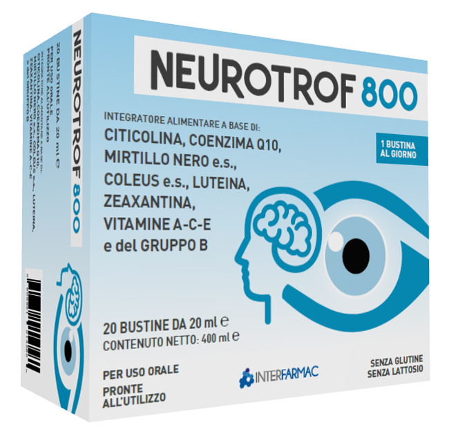 NEUROTROF 800 20 BUSTINE 20 ML - Farmacia Mastrangelo 
