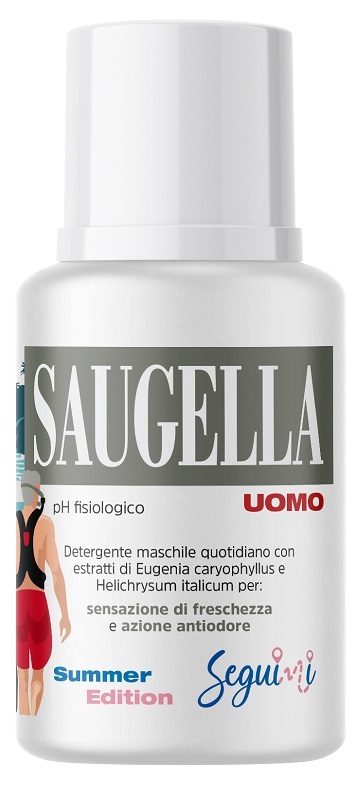 SAUGELLA UOMO PH FISIOLOGICO DETERGENTE MASCHILE QUOTIDIANO 100 ML - Farmacia Mastrangelo 