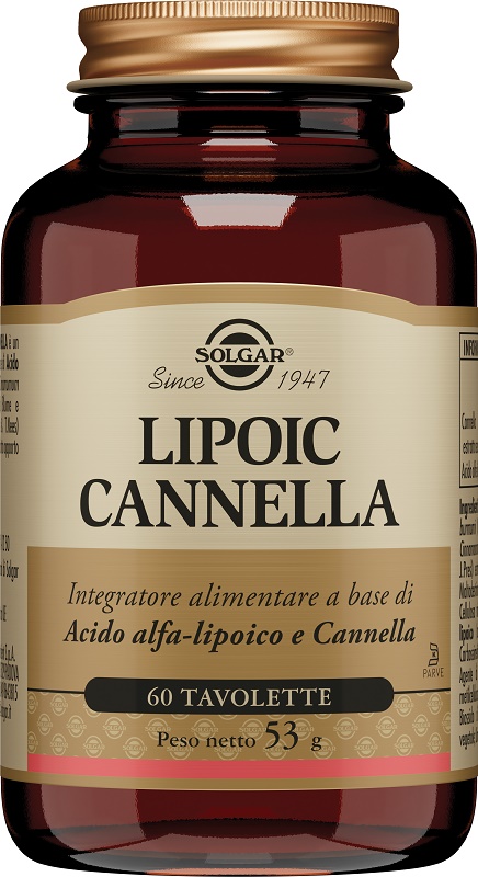 LIPOIC CANNELLA 60 TAVOLETTE - Farmacia Mastrangelo 