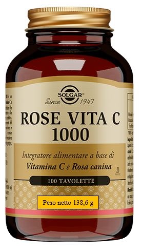 ROSE VITA C 1000 100 TAVOLETTE - Farmacia Mastrangelo 