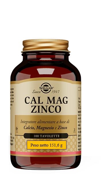 CAL MAG ZINCO 100 TAVOLETTE - Farmacia Mastrangelo 