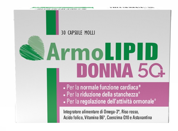 ARMOLIPID DONNA 50+ 30 CAPSULE MOLLI - Farmacia Mastrangelo 