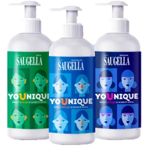 SAUGELLA YOUNIQUE BUNDLE 1 DERMOLIQUIDO 200 ML + 1 ATTIVA 200 ML + 1 IDRASERUM 200 ML - Farmacia Mastrangelo 