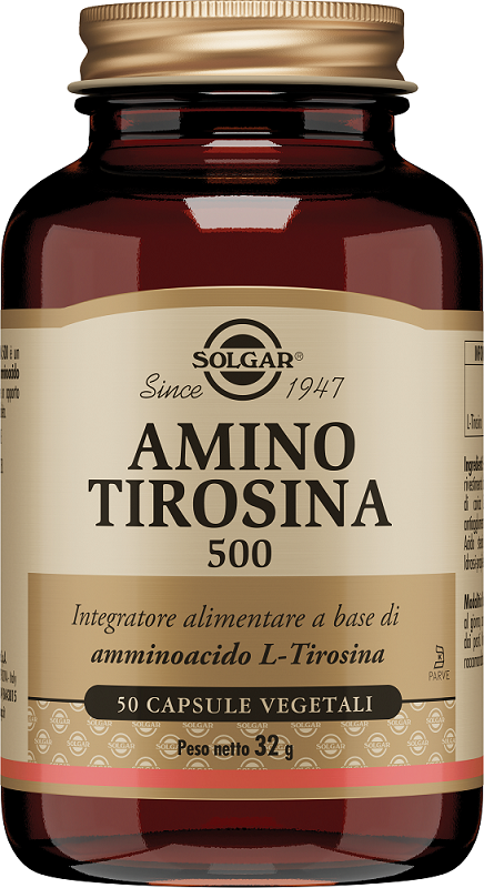 AMINO TIROSINA 500 50 CAPSULE VEGETALI - Farmacia Mastrangelo 