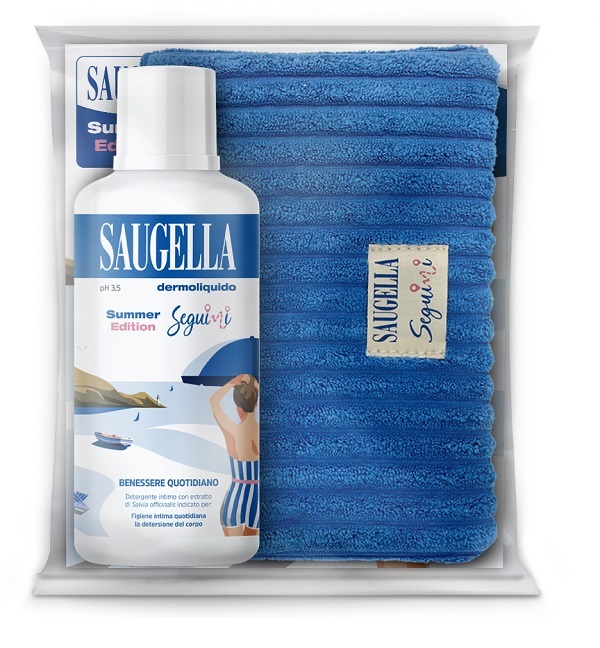 SAUGELLA SEGUIMI BUNDLE DERMOLIQUIDO 500 ML + GADGET POCHETTE - Farmacia Mastrangelo 