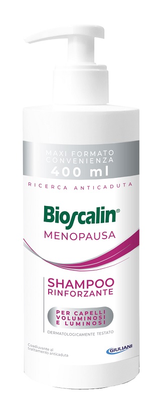 BIOSCALIN MENOPAUSA SHAMPOO RINFORZANTE 400 ML - Farmacia Mastrangelo 