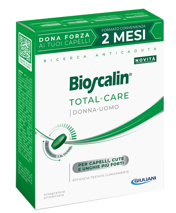 BIOSCALIN TOTAL CARE 60 COMPRESSE - Farmacia Mastrangelo 