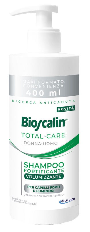 BIOSCALIN TOTAL CARE SHAMPOO FORTIFICANTE VOLUMIZZANTE 400 ML - Farmacia Mastrangelo 