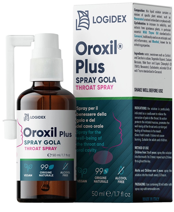 OROXIL PLUS SPRAY GOLA CAVO ORALE 50 ML - Farmacia Mastrangelo 
