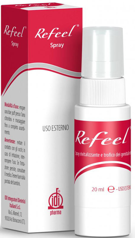 REFEEL SPRAY RIVITALIZZANTE E TROFICO DEI GENITALI ESTERNI FEMMINILI 20 ML - Farmacia Mastrangelo 