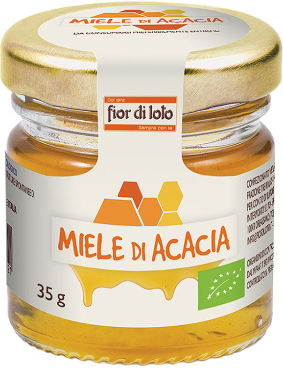 FIOR DI LOTO MINI MIELE DI ACACIA BIO 35 G - Farmacia Mastrangelo 