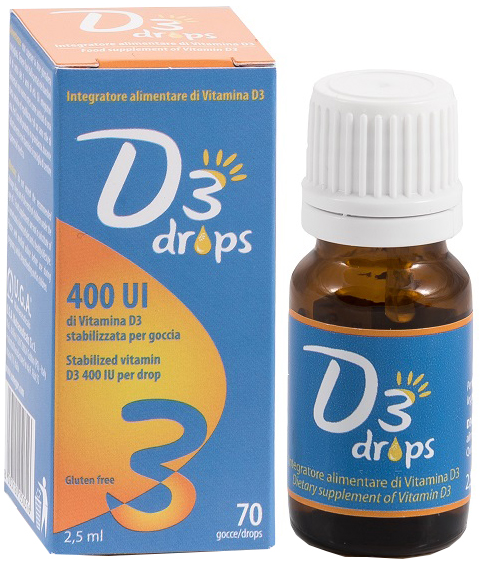 D3 DROPS 400 UI FLACONCINO 2,5 ML - Farmacia Mastrangelo 