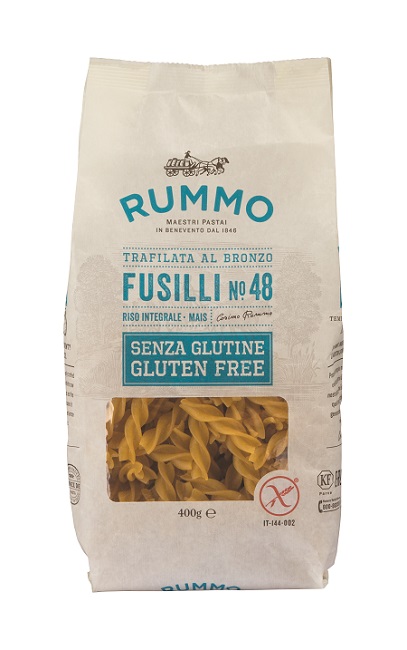 RUMMO FUSILLI N48 DI RISO INTEGRALE E MAIS 400 G - Farmacia Mastrangelo 