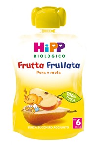HIPP BIO FRUTTA FRULLATA PERA MELA 90 G - Farmacia Mastrangelo 