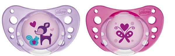 CHICCO SUCCHIETTO AIR GIRL IN CAUCCIU' 6-16 MESI 2 PEZZI - Farmacia Mastrangelo 
