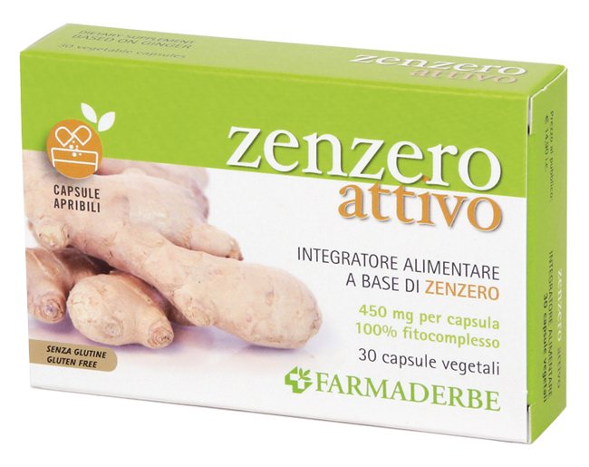 ZENZERO ATTIVO 30 CAPSULE VEGETALI - Farmacia Mastrangelo 