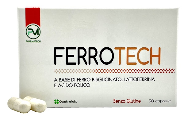 FERROTECH 30 CAPSULE DA 550MG - Farmacia Mastrangelo 