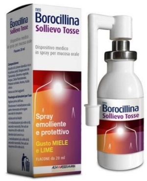 NEOBOROCILLINA SOLLIEVO TOSSE SPRAY 20 ML - Farmacia Mastrangelo 