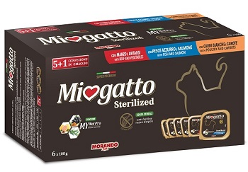 MIOGATTO MULTIPACK 5 X 100 G + 1 OMAGGIO - Farmacia Mastrangelo 