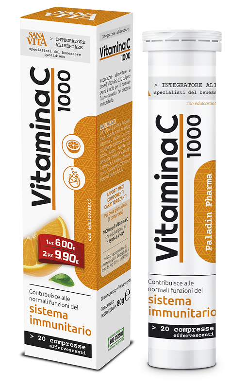 SANAVITA VITAMINA C 20 COMPRESSE EFFERVESCENTI - Farmacia Mastrangelo 