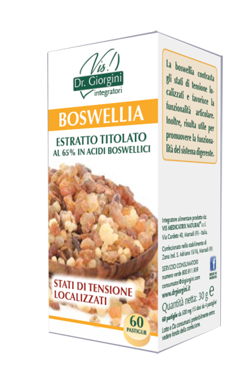 BOSWELLIA ESTRATTO TITOLATO 60 PASTIGLIE - Farmacia Mastrangelo 