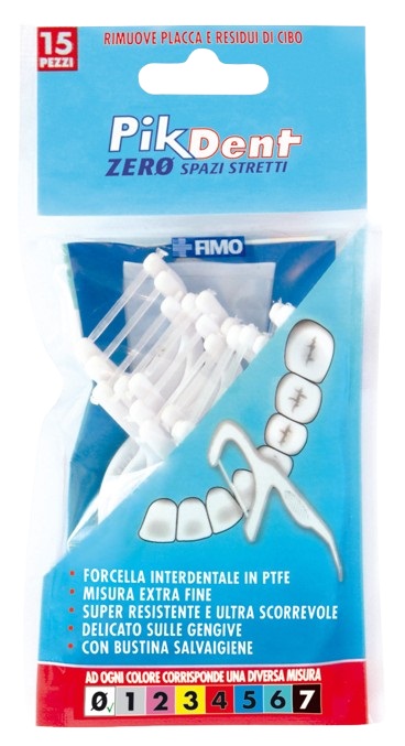 PIKDENT ZERO SPAZI STRETTI 15 FORCELLE INTERDENTALI - Farmacia Mastrangelo 